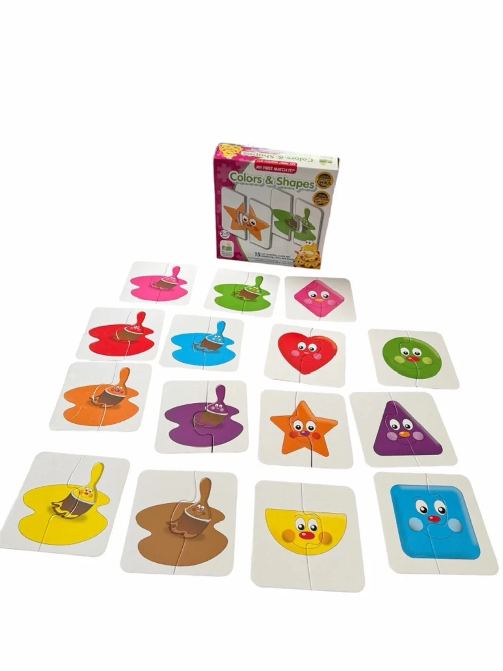 The Learning Journey My First Match It! Colors & Shapes Puzzle Set Ages 2-5